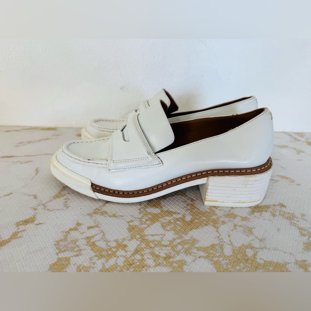 🔥🔥FINAL CLEARENACE 🔥🔥 RAG & BONE White Leather Women’s Shoes - Picture 4 of 8